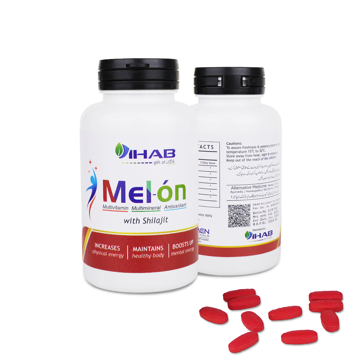 Melon Multivitamin Multimineral Antioxidant with Shilajit