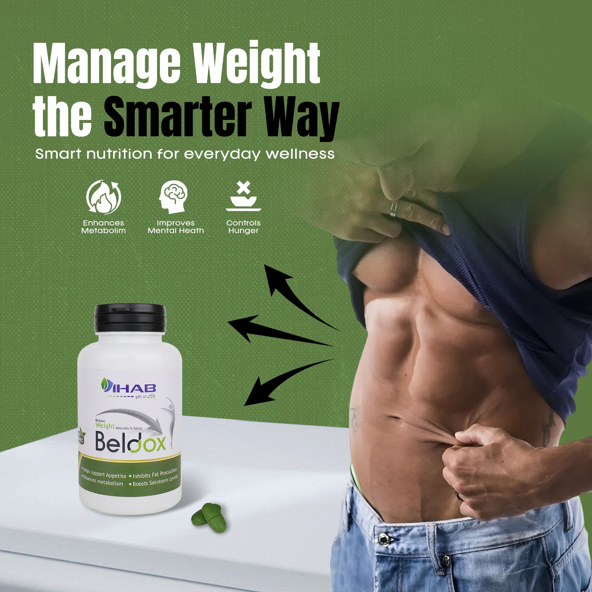 Beldox Organic Weight Management Tablets