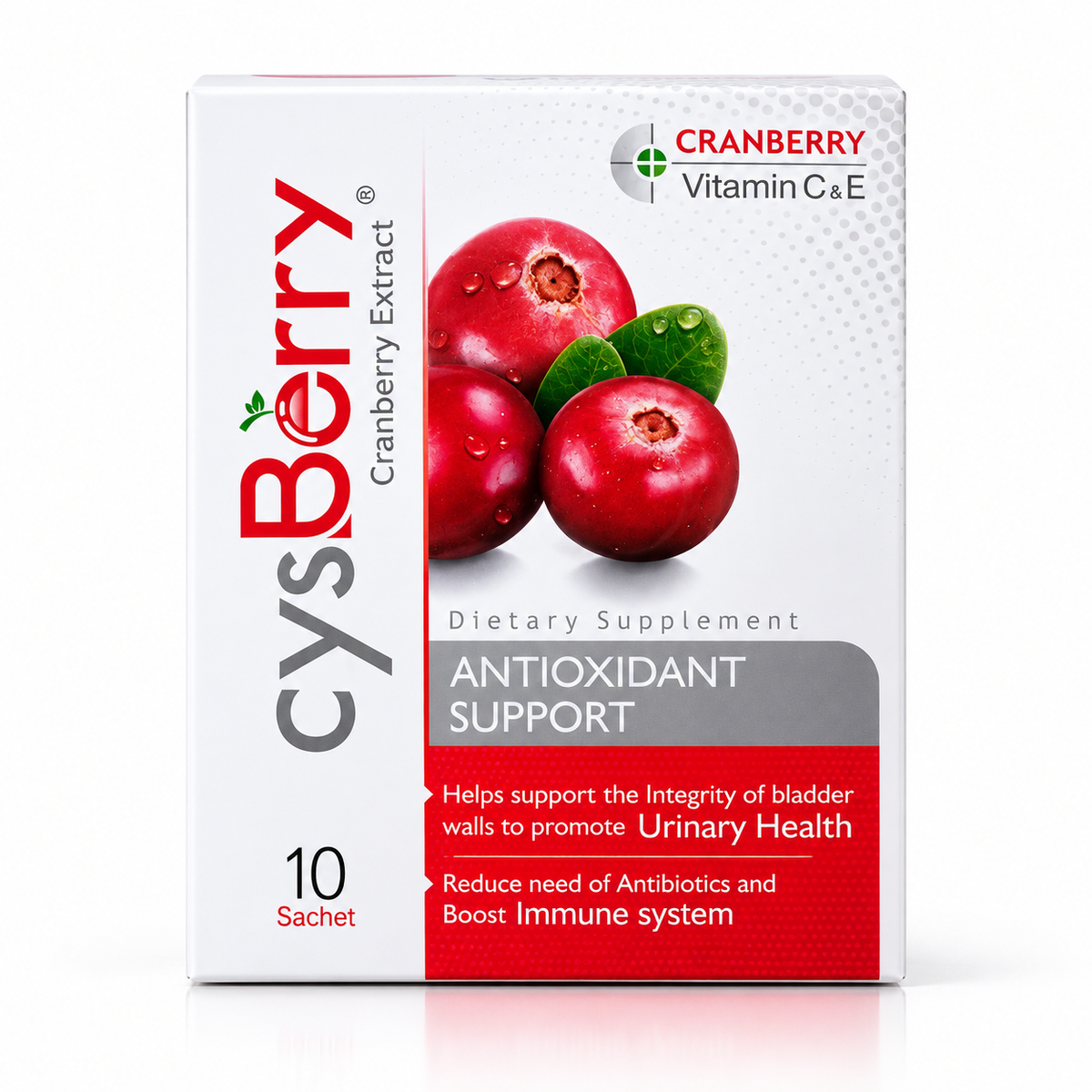 CysBerry Cranberry Sachets – Cranberry Extract with Vitamin C & E